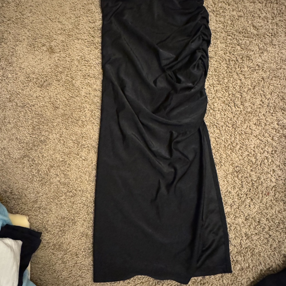 Elegant Black Maxi Skirt